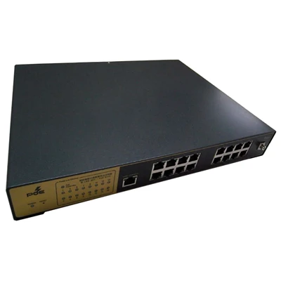 Switsh Rheoli Gigabit 17-Prot gyda PoE